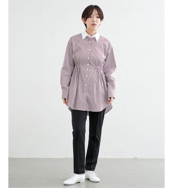 IENA「《一部店舗限定》ストレッチポンチスリムパンツ」|スラックス|