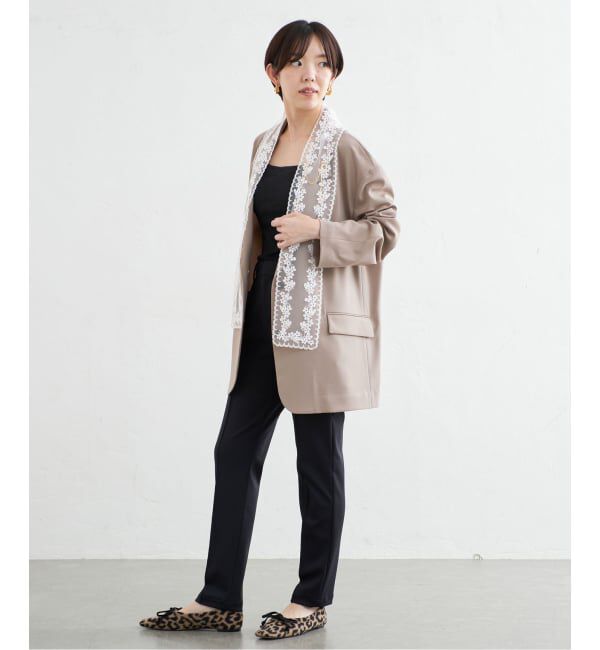 IENA「《一部店舗限定》ストレッチポンチスリムパンツ」|スラックス|