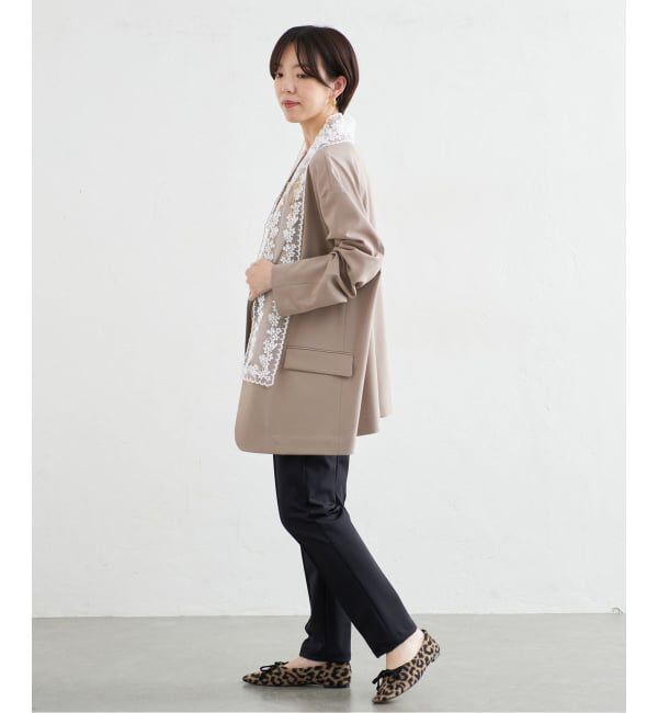 IENA「《一部店舗限定》ストレッチポンチスリムパンツ」|スラックス|
