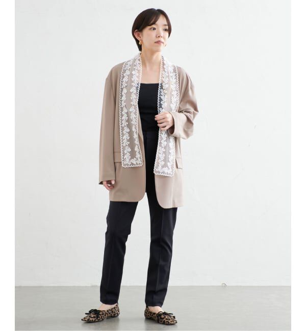 IENA「《一部店舗限定》ストレッチポンチスリムパンツ」|スラックス|