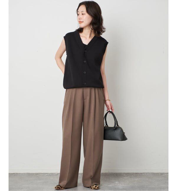 SLOBE IENA「《追加》PEツイルイージースラックス」|スラックス|