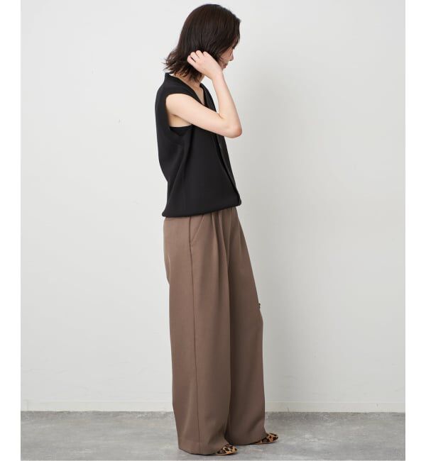 SLOBE IENA「《追加》PEツイルイージースラックス」|スラックス|