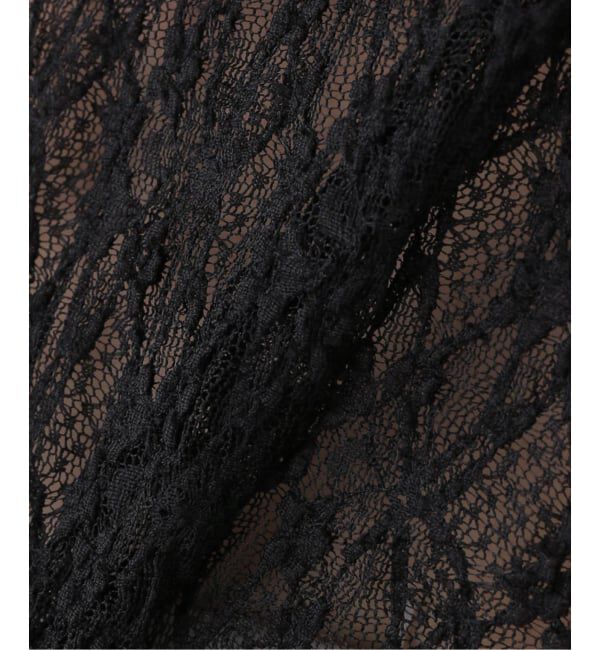 SLOBE IENA「nap/ナップ Contrast Lace Crew Top  5641004」|その他|