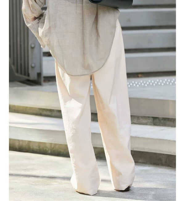 JOURNAL STANDARD「《追加》ウォッシャブルコットンリネンVISストレートパンツ」|その他|