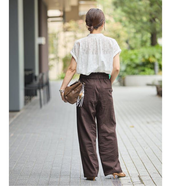 JOURNAL STANDARD「《追加》ウォッシャブルコットンリネンVISストレートパンツ」|その他|