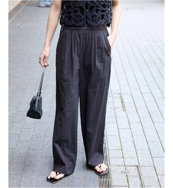 JOURNAL STANDARD「《追加》ウォッシャブルコットンリネンVISストレートパンツ」|その他|