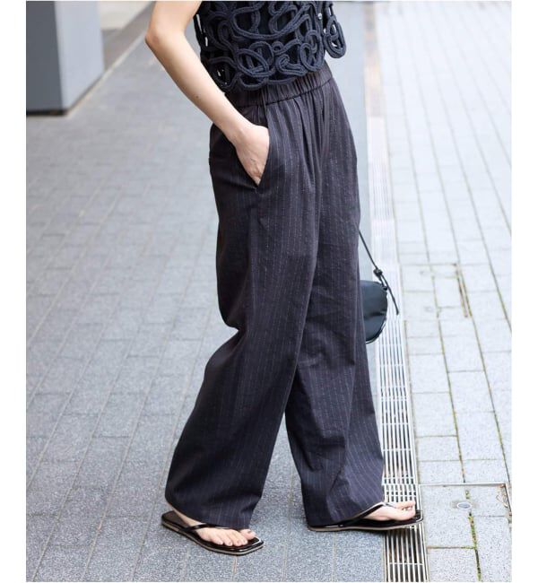 JOURNAL STANDARD「《追加》ウォッシャブルコットンリネンVISストレートパンツ」|その他|