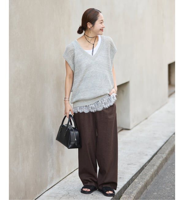 JOURNAL STANDARD「《追加》ウォッシャブルコットンリネンVISストレートパンツ」|その他|
