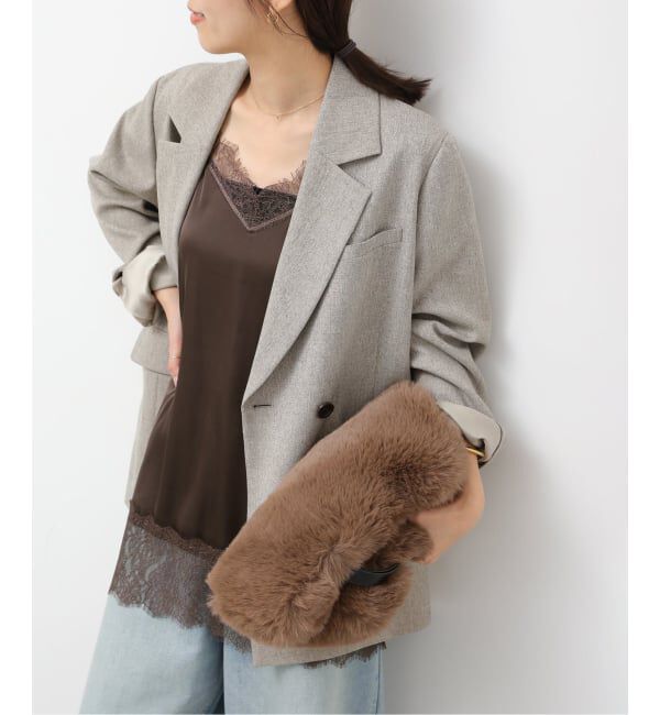 JOURNAL STANDARD relume「《追加2》サテンレースキャミチュニック」|キャミソール|
