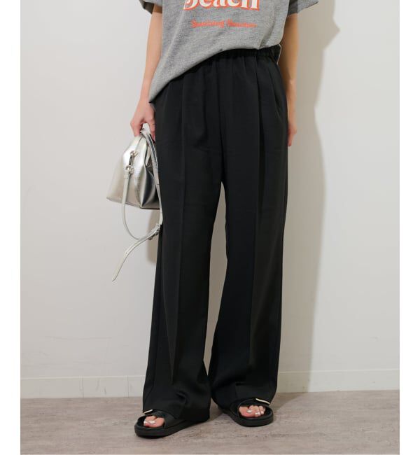 JOURNAL STANDARD relume「《WEB限定追加2》マットウースフレアタックパンツ」|スラックス|