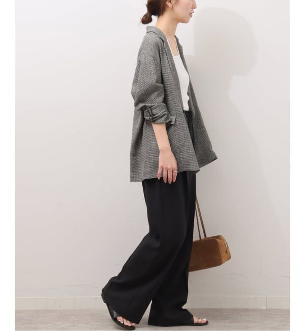 JOURNAL STANDARD relume「《WEB限定追加2》マットウースフレアタックパンツ」|スラックス|