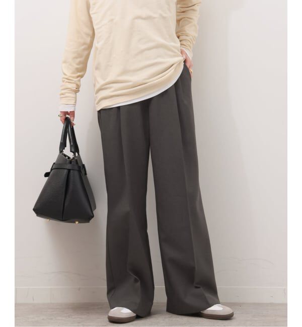 JOURNAL STANDARD relume「《WEB限定追加2》マットウースフレアタックパンツ」|スラックス|