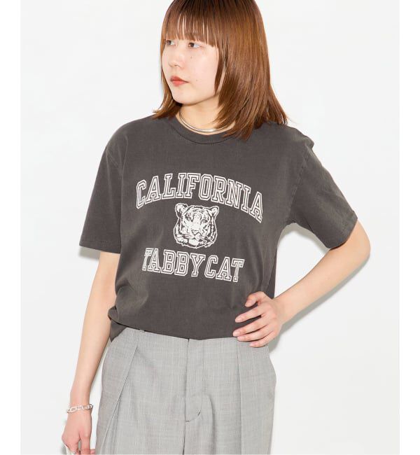 journal standard L'essage「【MIXTA/ミクスタ】CALIFORNIA TABBY CAT CREW Tシャツ」|Tシャツ・カットソー|