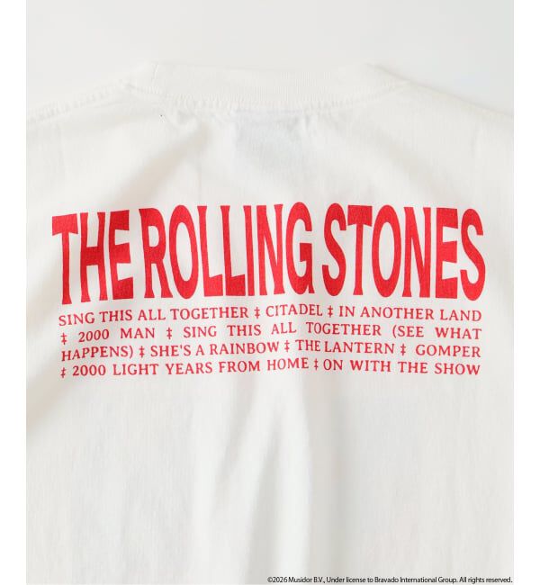 JOURNAL STANDARD relume「ローリングストーンズ 別注 ヴィンテージ加工 プリントTシャツ」|Tシャツ・カットソー|