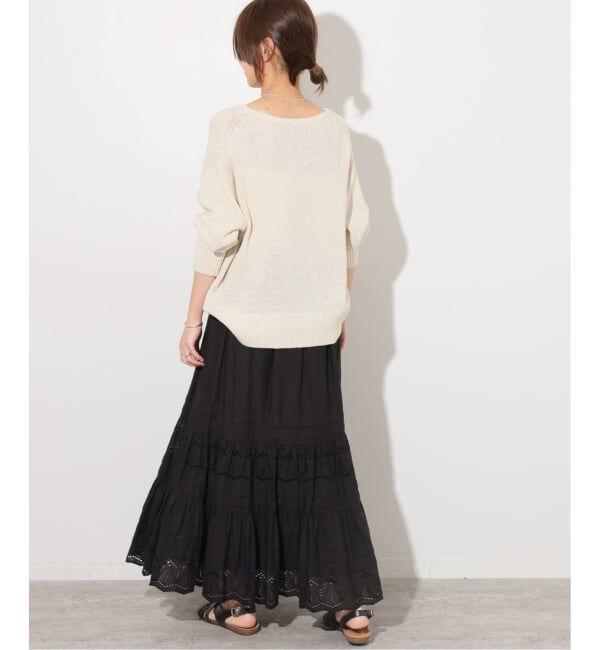 JOURNAL STANDARD relume「《WEB限定追加3》コットンボイルタック刺繍ロングスカート」|スカート|