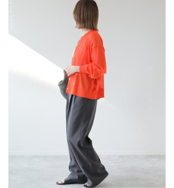 JOURNAL STANDARD relume「《追加 / 新色》ウォッシャブルクロップドカーディガン」|カーディガン|