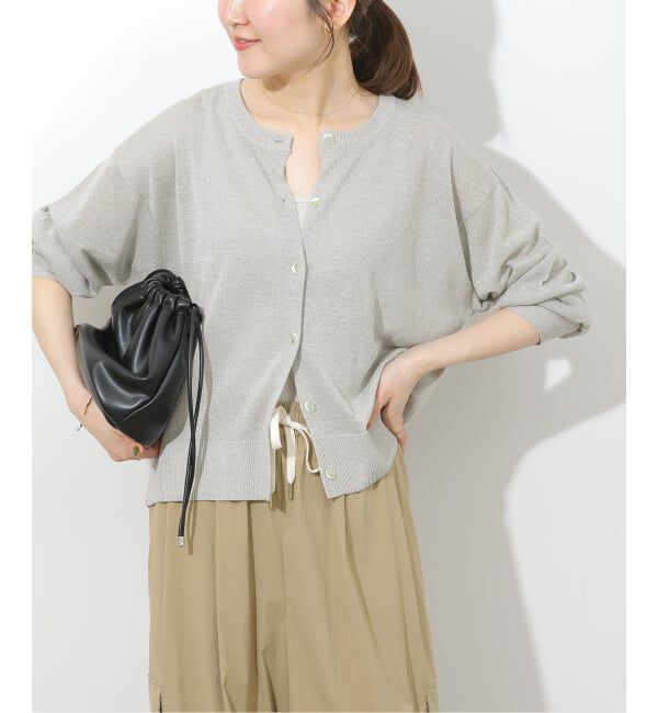 JOURNAL STANDARD relume「《追加 / 新色》ウォッシャブルクロップドカーディガン」|カーディガン|グレーA