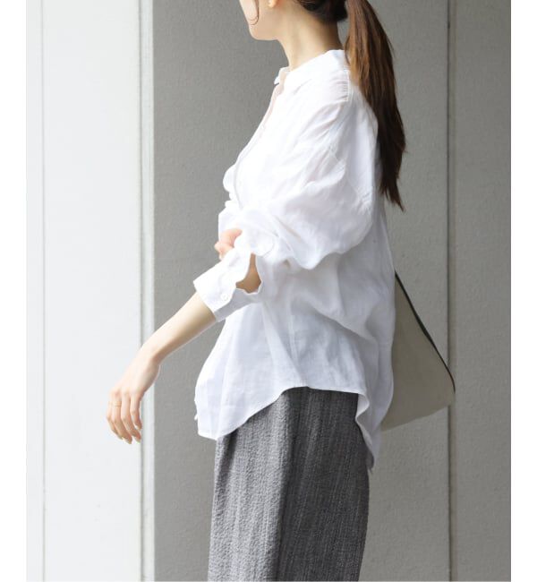JOURNAL STANDARD relume「《追加2》カラーリネンオーバーサイズシャツ」|シャツ・ブラウス|