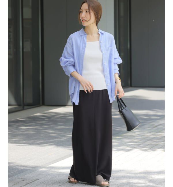 JOURNAL STANDARD relume「《追加2》カラーリネンオーバーサイズシャツ」|シャツ・ブラウス|