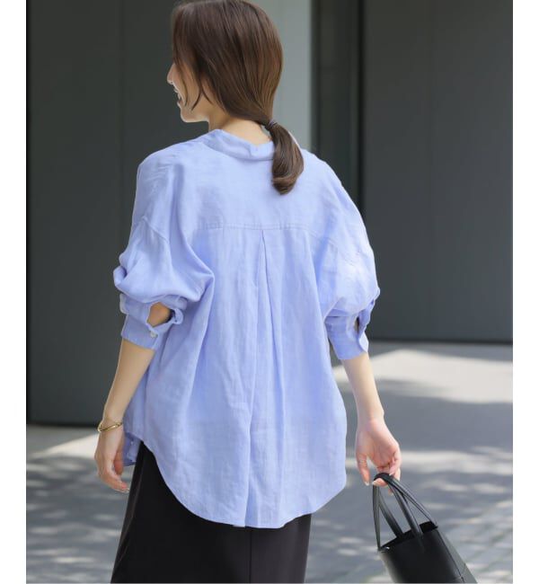 JOURNAL STANDARD relume「《追加2》カラーリネンオーバーサイズシャツ」|シャツ・ブラウス|