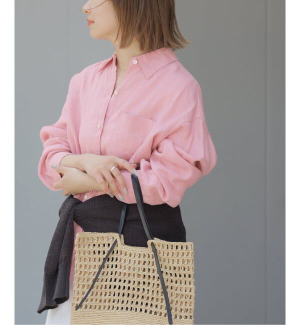 JOURNAL STANDARD relume「《追加2》カラーリネンオーバーサイズシャツ」|シャツ・ブラウス|