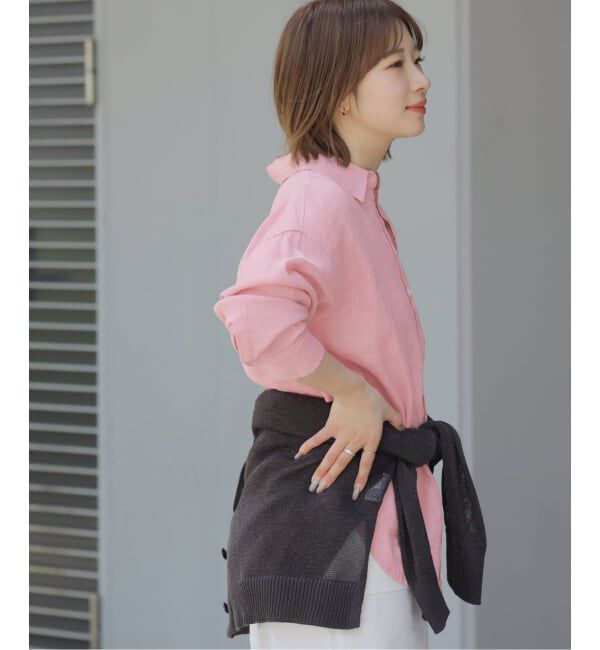 JOURNAL STANDARD relume「《追加2》カラーリネンオーバーサイズシャツ」|シャツ・ブラウス|