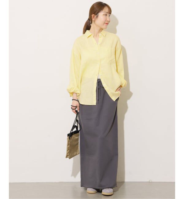 JOURNAL STANDARD relume「《追加2》カラーリネンオーバーサイズシャツ」|シャツ・ブラウス|