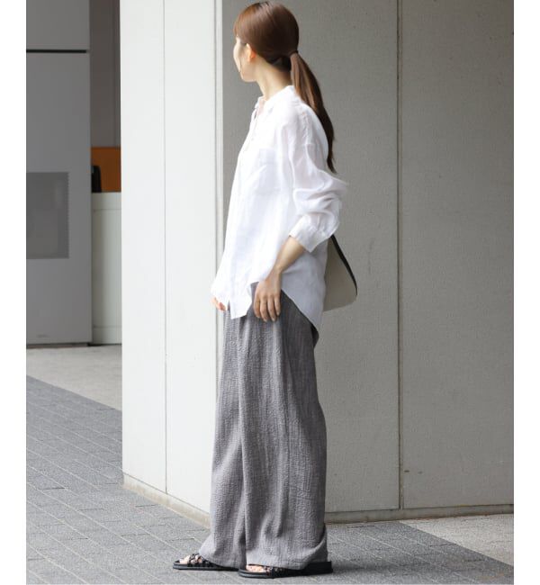 JOURNAL STANDARD relume「《追加2》カラーリネンオーバーサイズシャツ」|シャツ・ブラウス|