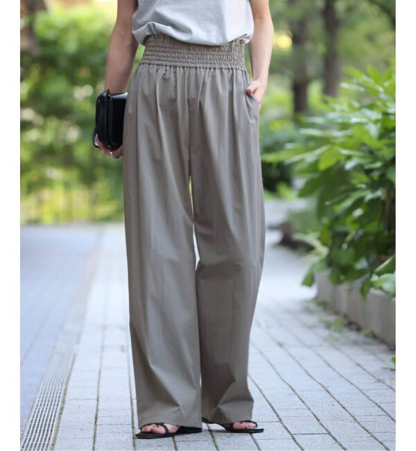 JOURNAL STANDARD「《追加5》【撥水/接触冷感/洗える/UVカット】リネンナイロンストレッチワイドパンツ」|その他|