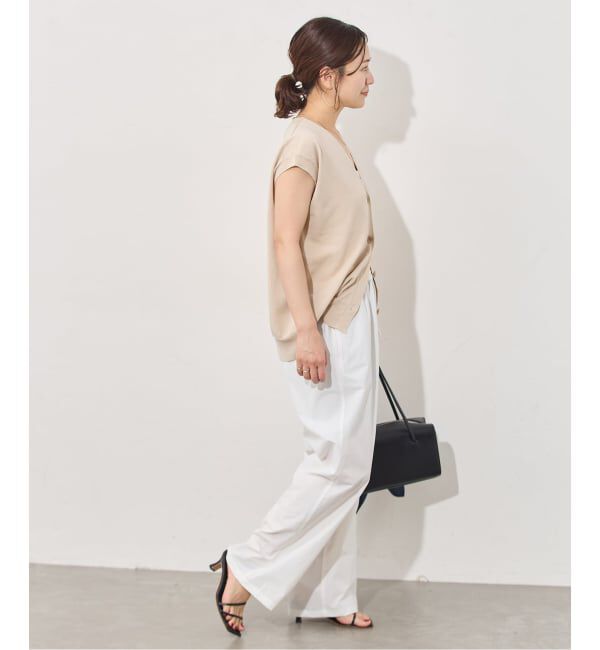 JOURNAL STANDARD「《追加5》【撥水/接触冷感/洗える/UVカット】リネンナイロンストレッチワイドパンツ」|その他|