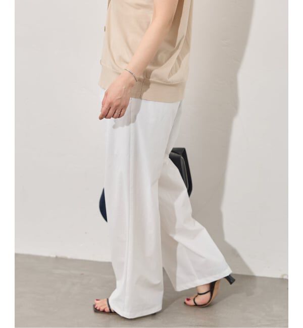 JOURNAL STANDARD「《追加5》【撥水/接触冷感/洗える/UVカット】リネンナイロンストレッチワイドパンツ」|その他|