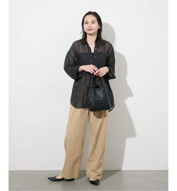 JOURNAL STANDARD「《追加5》【撥水/接触冷感/洗える/UVカット】リネンナイロンストレッチワイドパンツ」|その他|