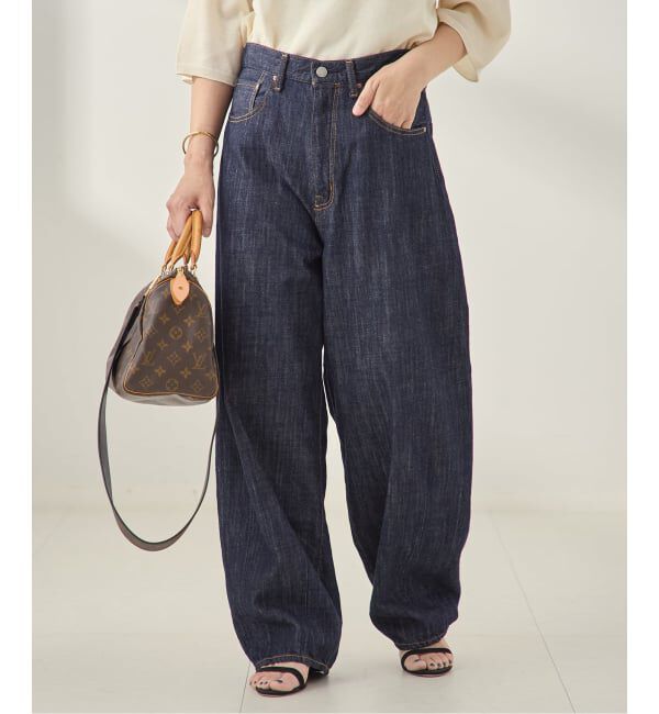 journal standard L'essage「《追加》8ozデニムバルーンパンツ」|デニム|