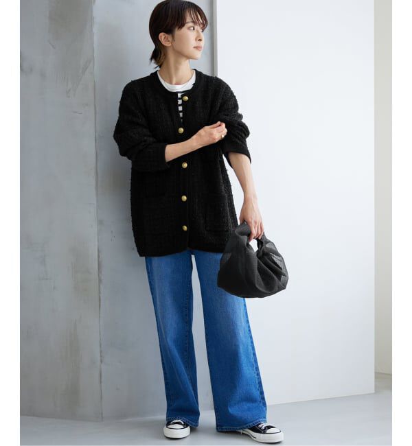 JOURNAL STANDARD relume「《WEB限定追加予約3》TWEEDYニットジャケット」|カーディガン|