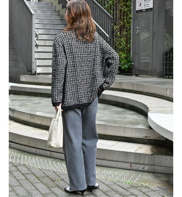 JOURNAL STANDARD relume「《WEB限定追加予約3》TWEEDYニットジャケット」|カーディガン|