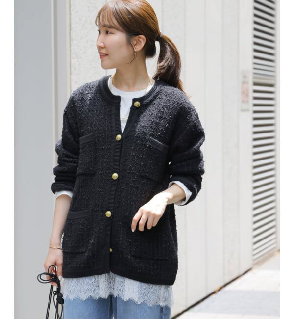 JOURNAL STANDARD relume「《WEB限定追加予約3》TWEEDYニットジャケット」|カーディガン|