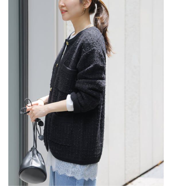 JOURNAL STANDARD relume「《WEB限定追加予約3》TWEEDYニットジャケット」|カーディガン|