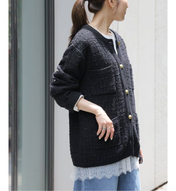 JOURNAL STANDARD relume「《WEB限定追加予約3》TWEEDYニットジャケット」|カーディガン|
