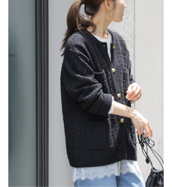 JOURNAL STANDARD relume「《WEB限定追加予約3》TWEEDYニットジャケット」|カーディガン|