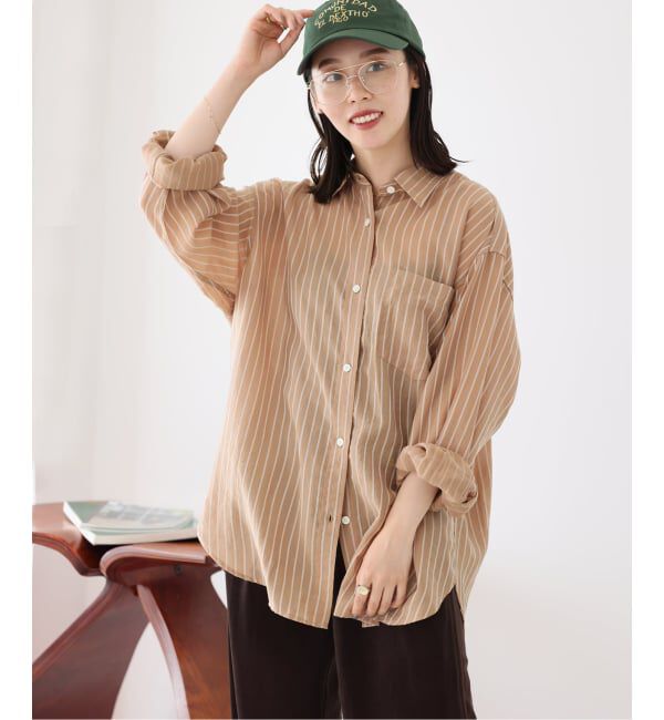 JOURNAL STANDARD relume「《追加 / 新色》ダブルストライプソフトシャツ」|シャツ・ブラウス|