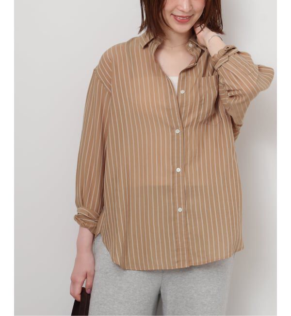 JOURNAL STANDARD relume「《追加 / 新色》ダブルストライプソフトシャツ」|シャツ・ブラウス|