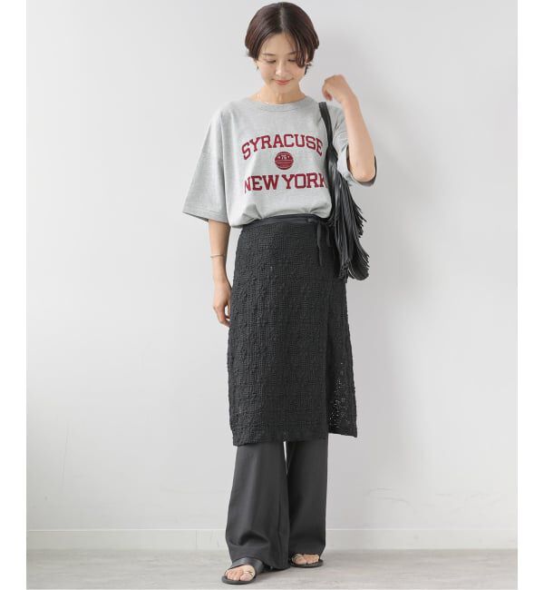 JOURNAL STANDARD relume「シャーリングメッシュレースラップスカート」|スカート|