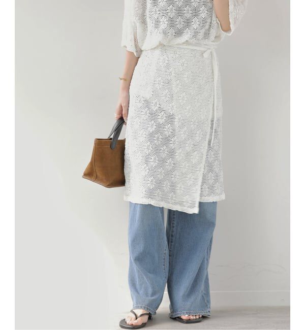 JOURNAL STANDARD relume「シャーリングメッシュレースラップスカート」|スカート|