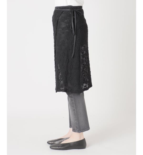 JOURNAL STANDARD relume「シャーリングメッシュレースラップスカート」|スカート|