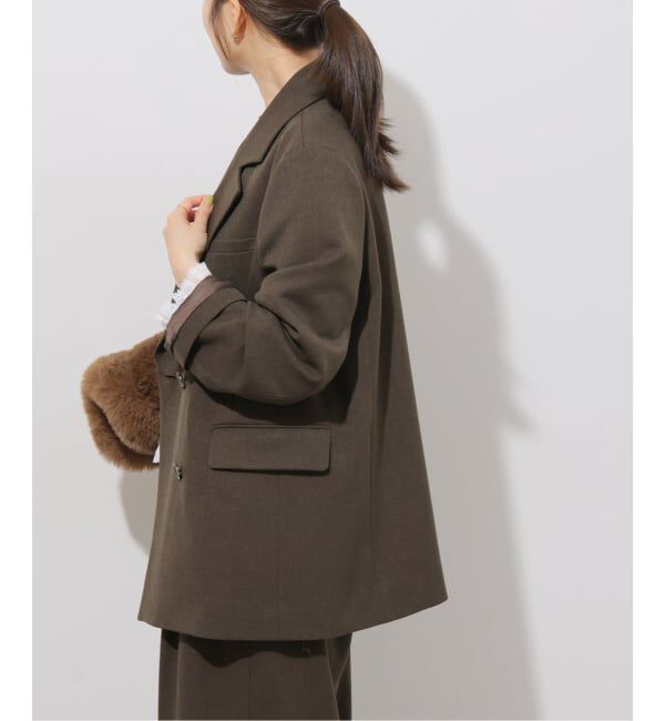 JOURNAL STANDARD relume「《新色》ツイーディーツイルテーラードダブルジャケット」|テーラードジャケット|