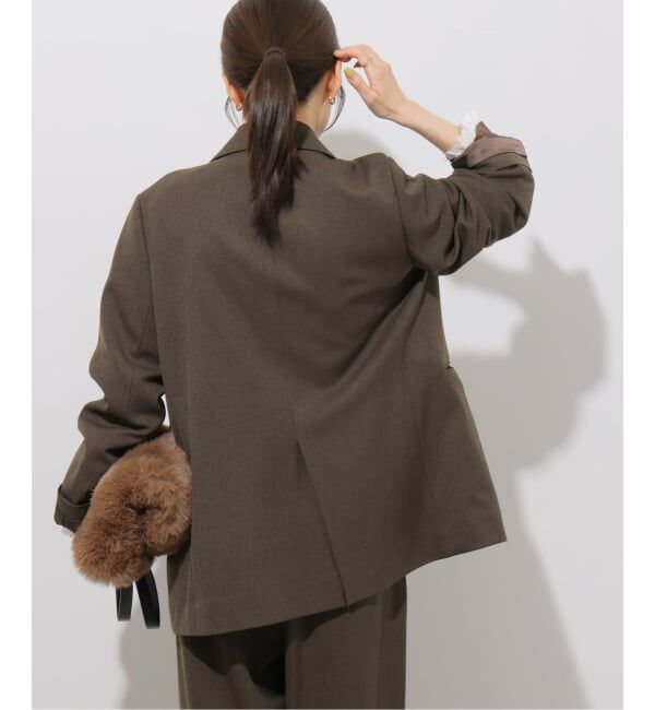 JOURNAL STANDARD relume「《新色》ツイーディーツイルテーラードダブルジャケット」|テーラードジャケット|