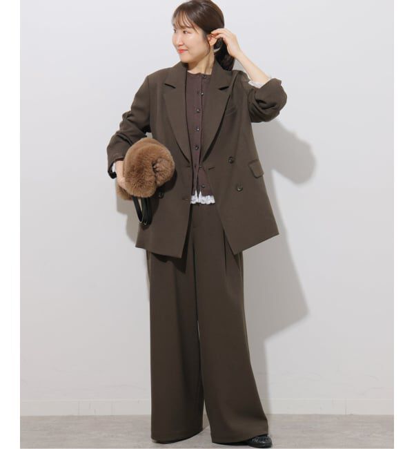 JOURNAL STANDARD relume「《新色》ツイーディーツイルテーラードダブルジャケット」|テーラードジャケット|