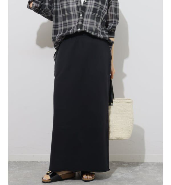 JOURNAL STANDARD relume「《WEB限定追加予約3》スウェットマキシスカート」|スカート|ブラック A