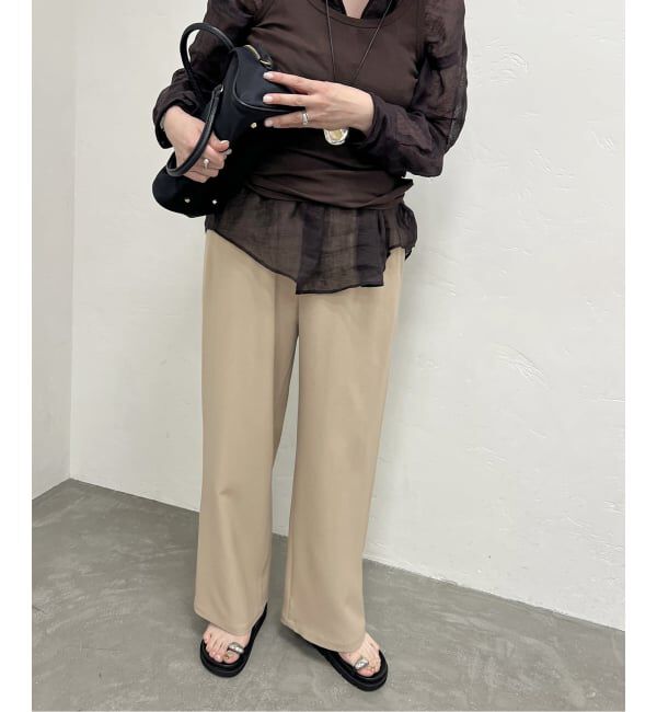 JOURNAL STANDARD「《追加》ウールライクストレッチワイドパンツ」|その他|