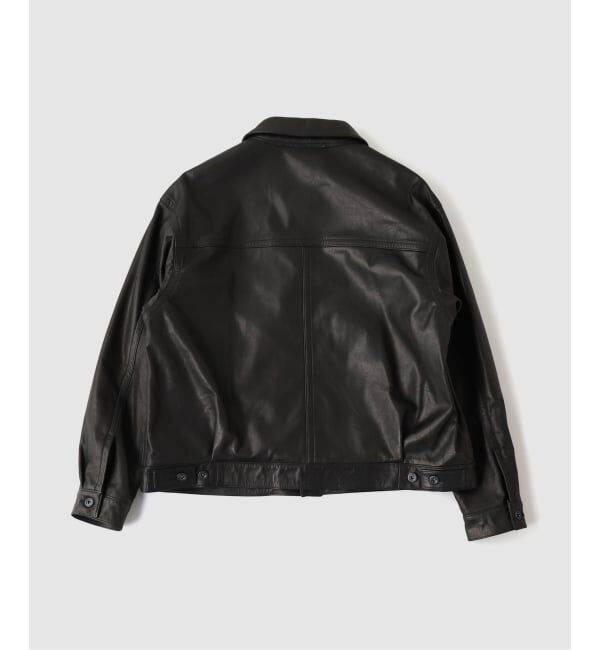 JOURNAL STANDARD「A LEATHER / エーレザー Trucker Jacket」|ライダースジャケット|